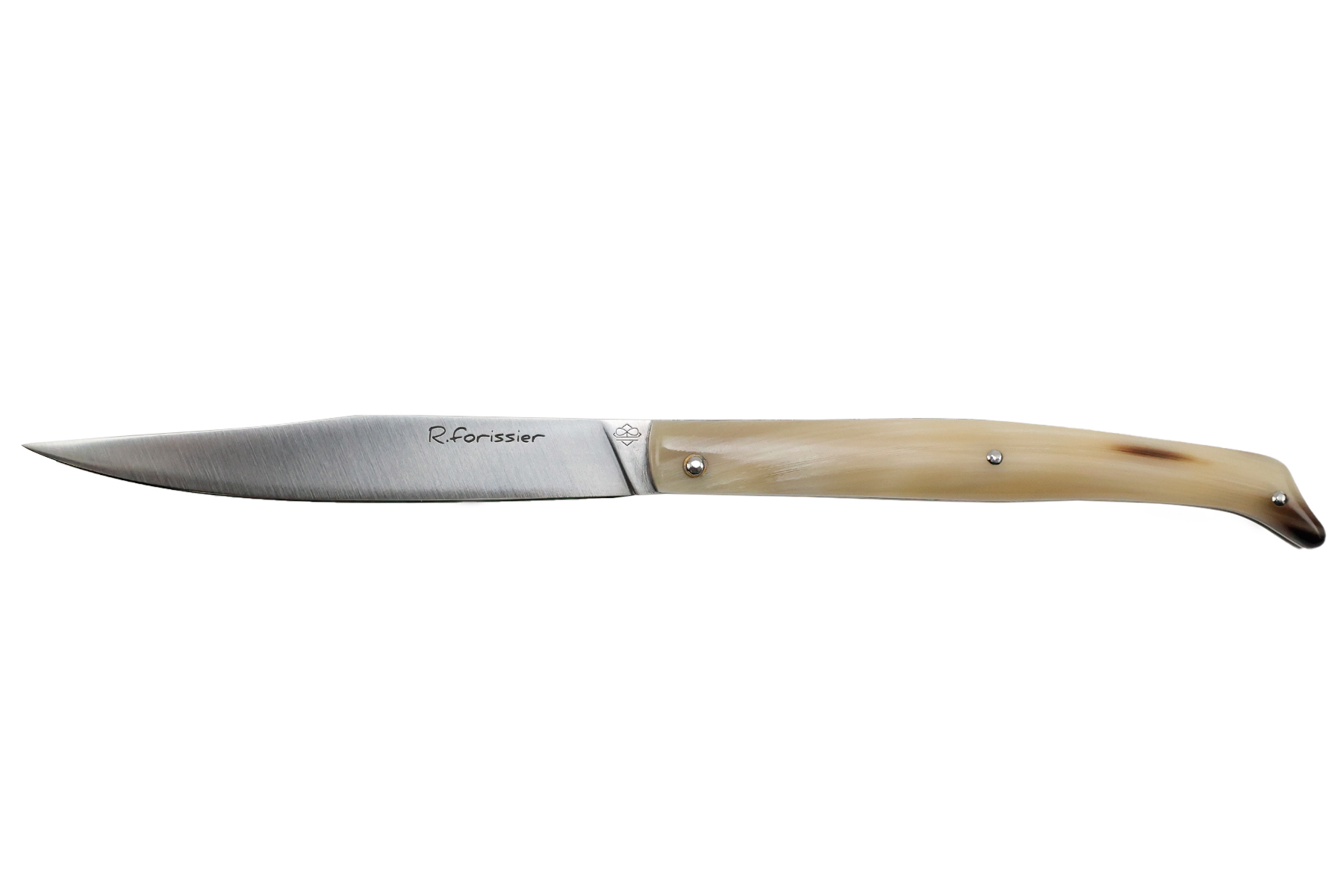 Couteau pliant de Robin Forissier modèle Le Chiloé - corne de zébu