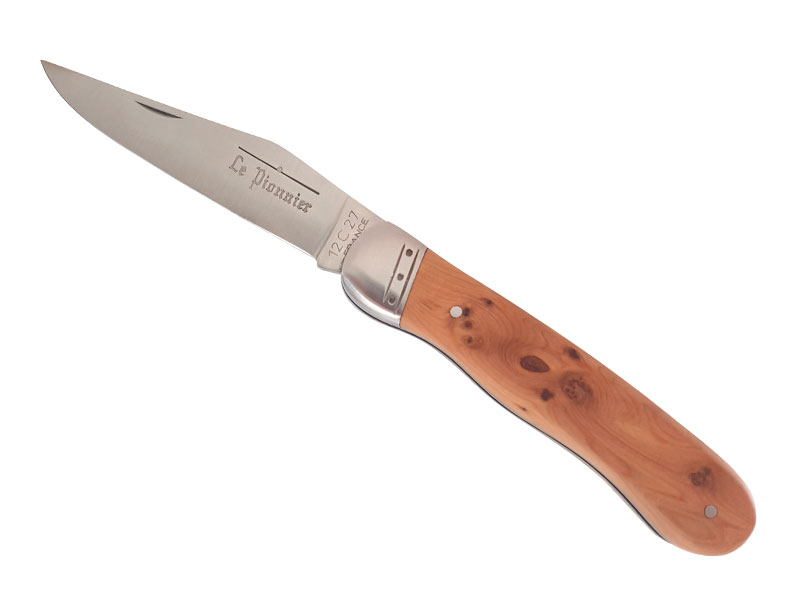 Couteau pliant Douris Chastel Le Pionnier - manche 10 cm genévrier
